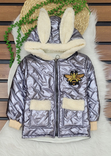 کاپشن سیلیکونی خرگوشی دخترانه