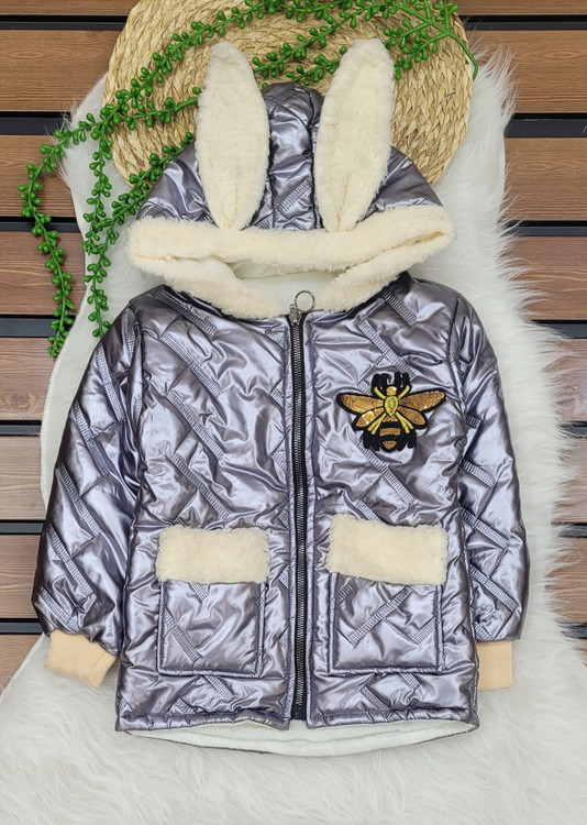 کاپشن سیلیکونی خرگوشی دخترانه