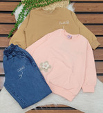 ست بلوز شلوار شیک دخترانه پاییزی