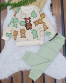 ست بلوز شلوار کبریتی پسرانه