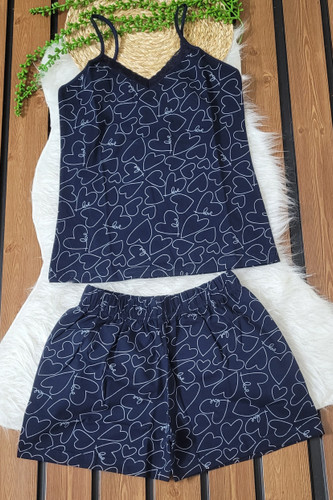 ست تاپ شورتک زنانه