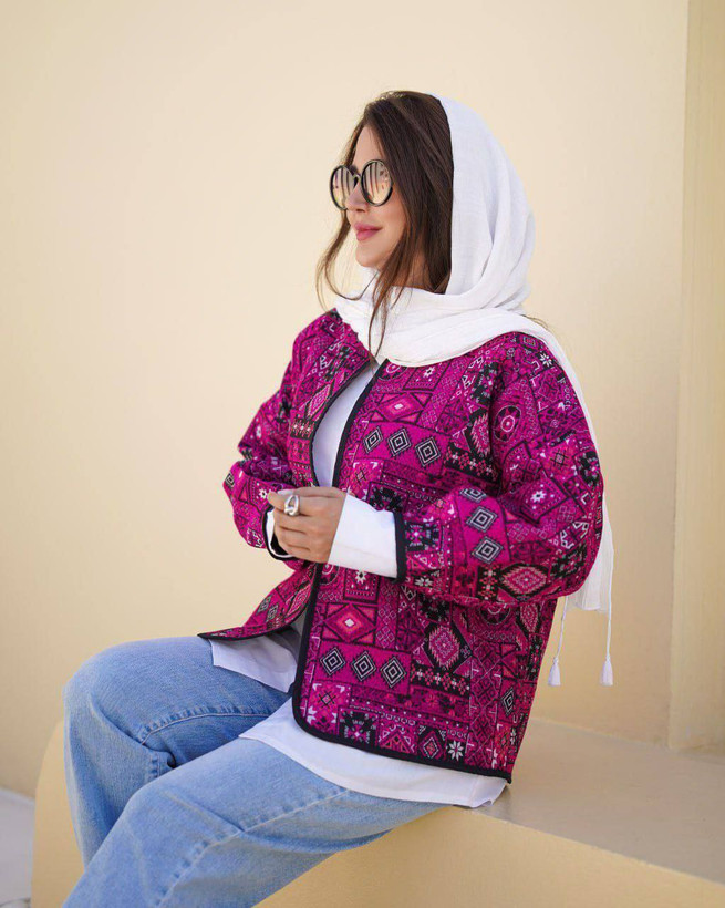 کت تافته گلیمی زنانه