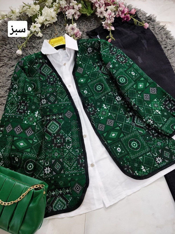 کت تافته گلیمی زنانه