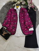 کت تافته گلیمی زنانه