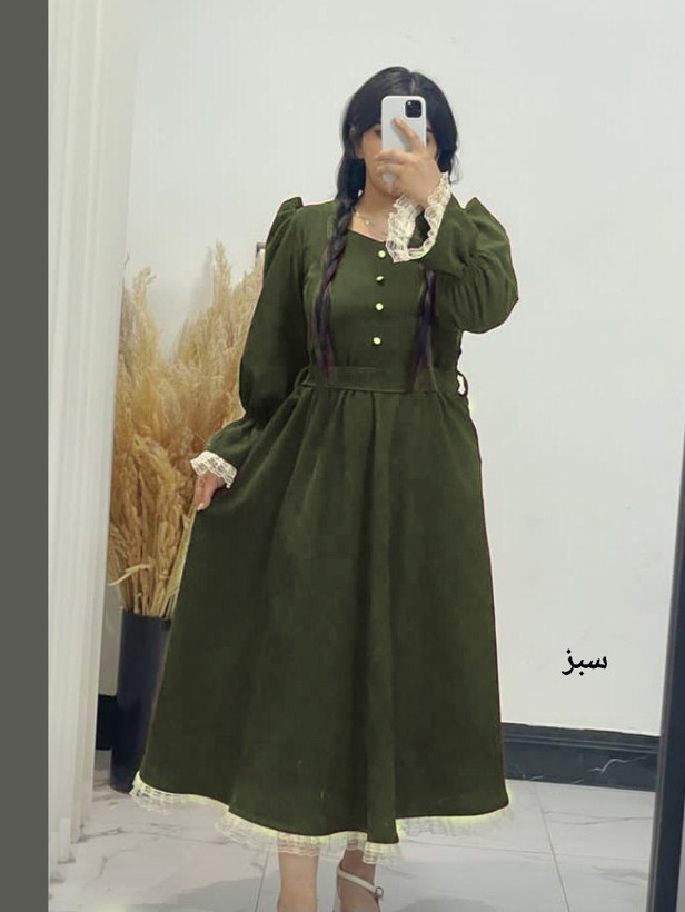 پیراهن یلدایی زنانه مدل خاتون شیک و مزونی