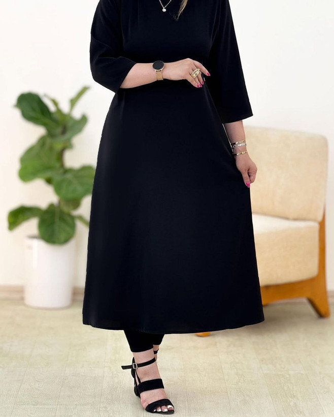 ست شنل سارافون زنانه مدل سُرمه