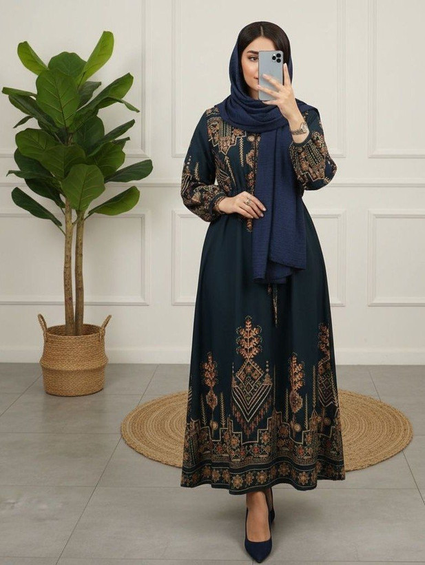پیراهن ساحلی بلند زنانه شیک و مجلسی