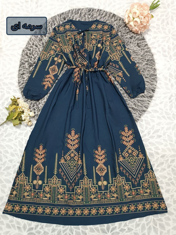 پیراهن ساحلی بلند زنانه شیک و مجلسی