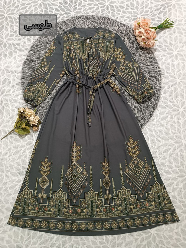 پیراهن ساحلی بلند زنانه شیک و مجلسی
