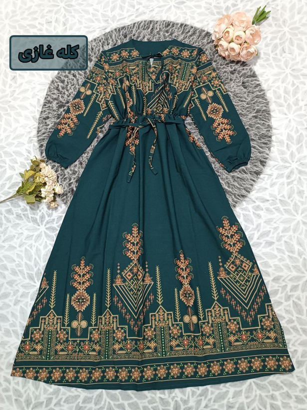 پیراهن ساحلی بلند زنانه شیک و مجلسی