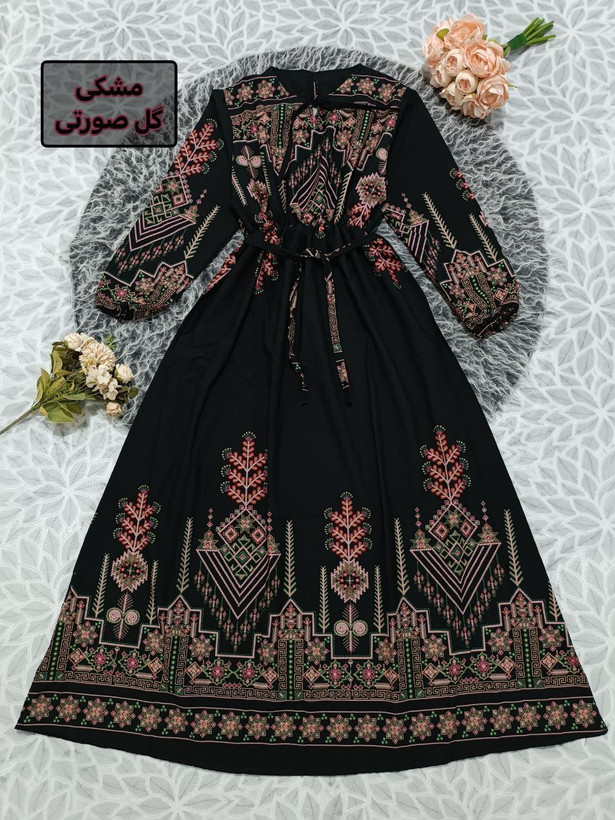 پیراهن ساحلی بلند زنانه شیک و مجلسی