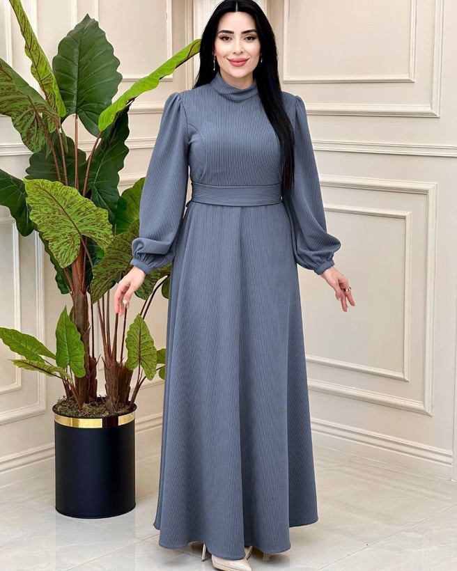 پیراهن بلند زنانه پاییزه مدل پونه