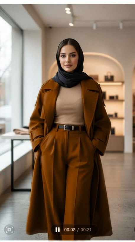 ست پالتو شلوار فوتر زنانه شیک و کاربردی