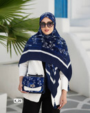 ست کیف و روسری مجلسی زنانه کد 8547