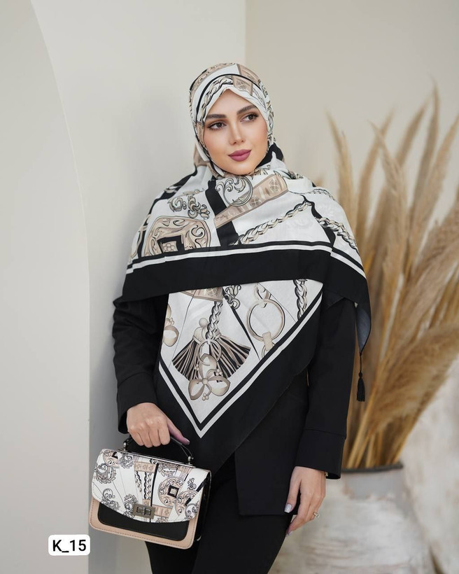 ست کیف و روسری مجلسی زنانه کد 8547