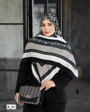 ست کیف و روسری مجلسی زنانه کد 8547