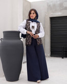 ست سه تکه عیدانه مدل فرخنده