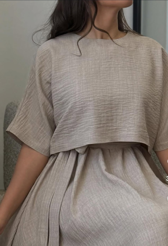 ست کراپ سارافون تابستانه زنانه مدل بیتا تک و عمده