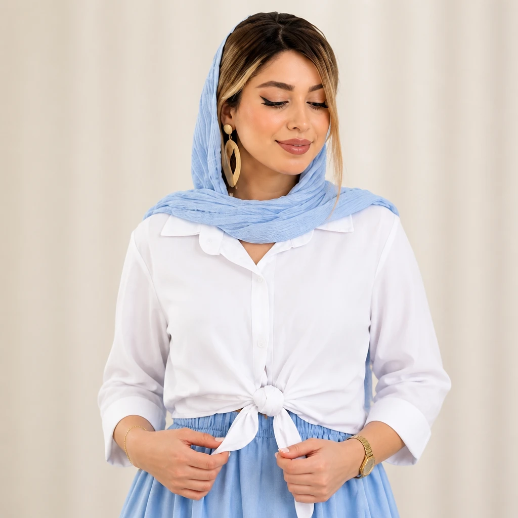 شومیز گره ای مجلسی مدل رویا ارسال فوری تک و عمده
