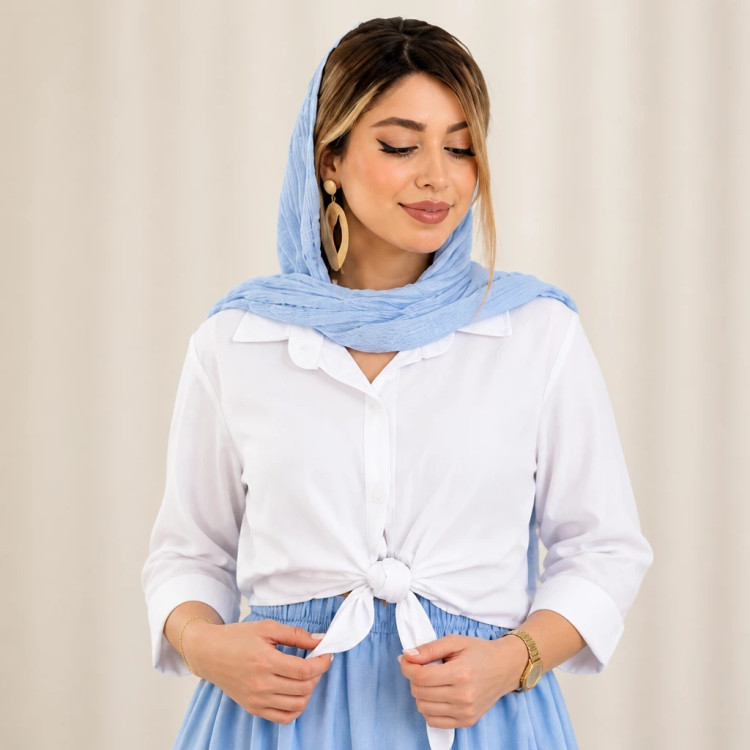 شومیز گره ای مجلسی مدل رویا ارسال فوری تک و عمده