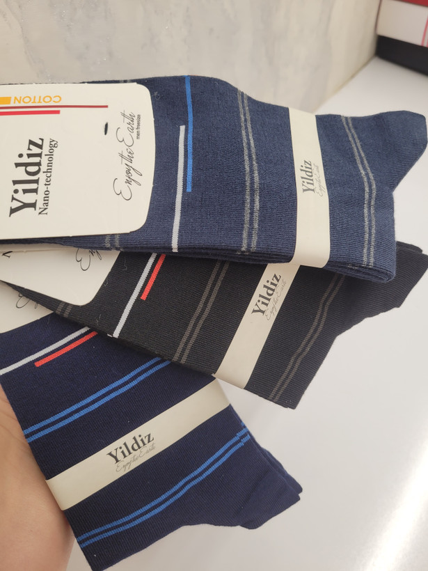 جوراب مردانه ساق بلند نانو ضد تعریق و بو 3 و 4 تایی