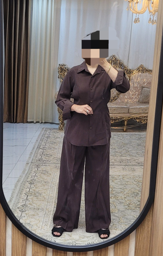 ست شومیز شلوار مزونی مدل لارای تک و عمده